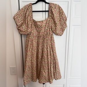 Noralee Floral Puff Sleeve Dress